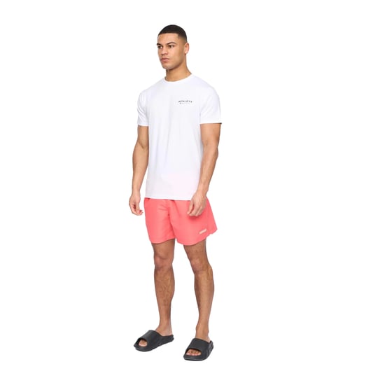 Henleys Mens Henpool Swim Shorts (Coral) - Image 4