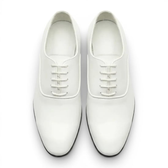 Formele witte Oxford brogue schoenen van PU-lakleer voor heren - Image 5
