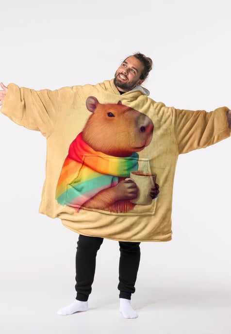 "Autumn Capybara" Knuffeltrui Huggie - Image 2