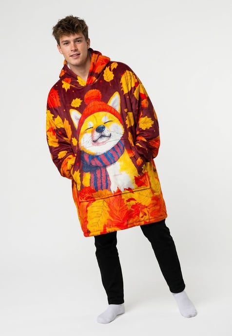 "Autumn Shiba" Knuffeltrui Huggie - Image 2