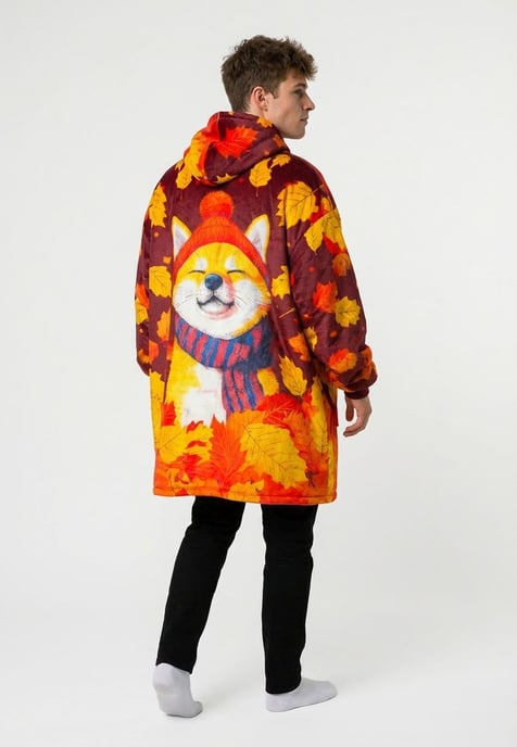 "Autumn Shiba" Knuffeltrui Huggie - Image 3