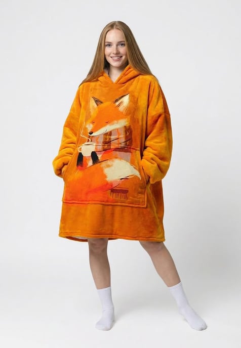 "Cozy Autumn Fox "Knuffeltrui Huggie - Image 2