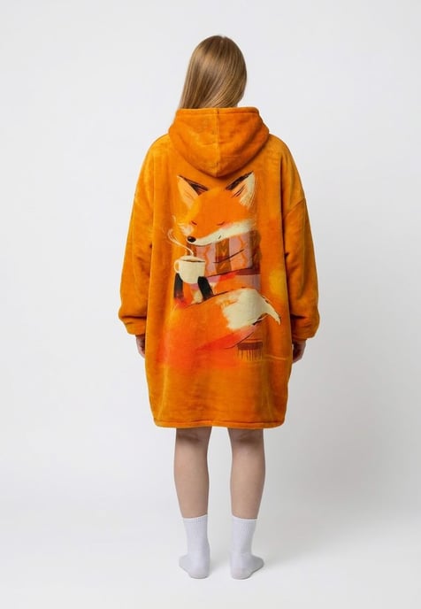 "Cozy Autumn Fox "Knuffeltrui Huggie - Image 3