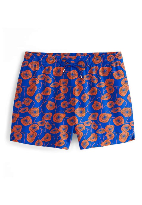 "Flora Blue" Zwemshorts - Image 1