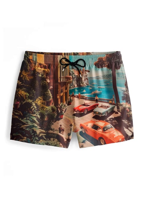 "Old School" Zwemshorts - Image 1