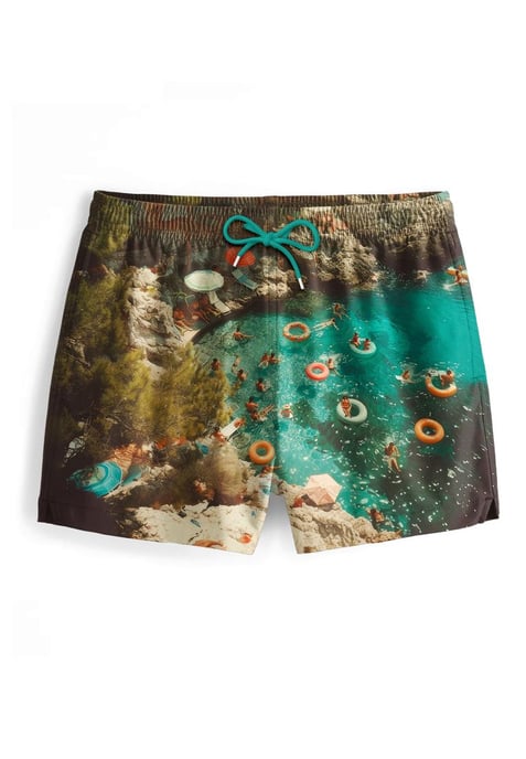 "Retro Holiday" Zwemshorts - Image 1