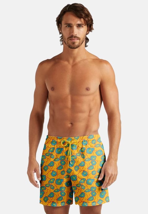 "Flora Yellow" Zwemshorts - Image 2