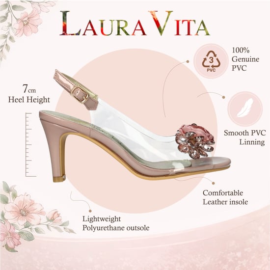 Laura Vita Mira 05 slip-on Cinderella pumps met taps toelopende hak en enkelbandje voor dames - Image 2