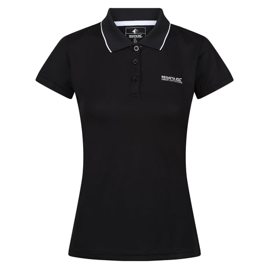 Regatta Dames/dames Maverick V Polo Shirt (Zwart) - Image 1