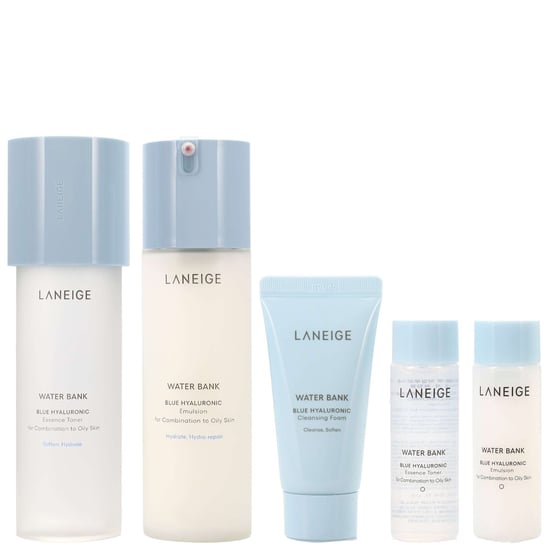 Laneige Water Bank Blue Hyaluronic 2-stappen essentiële set voor de gecombineerde tot vette huid - Image 2
