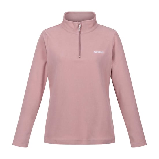 Regatta - Geweldige Outdoors Dames Sweetheart 1/4 Zip Fleece Sweater (Stoffige roos) - Image 1