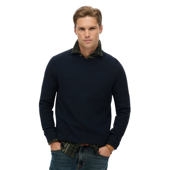 Superdry Katoen Textuur Trui Gehaakte Trui - Image 2