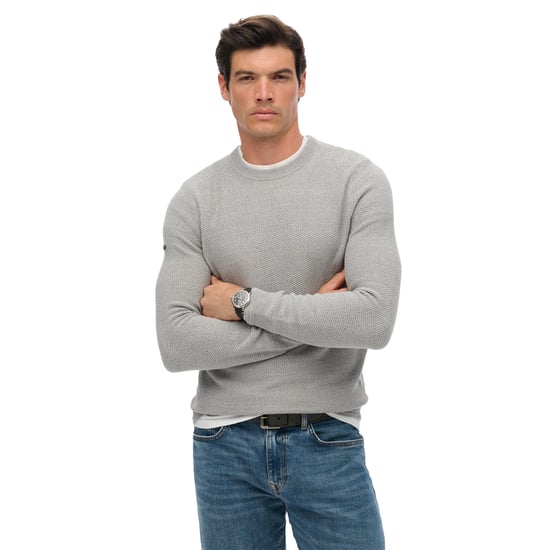 Superdry Katoenen Textuur Trui Gebreide Trui - Image 3
