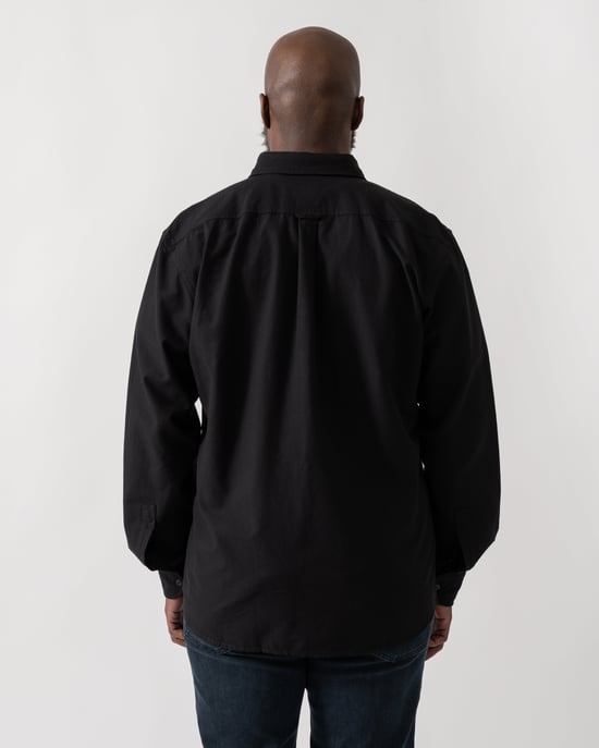 Rickert Lange Mouwen Shirt in Zwart - Image 3