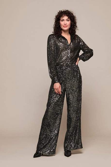 Cerise Blouse Donker Metallic - Image 2