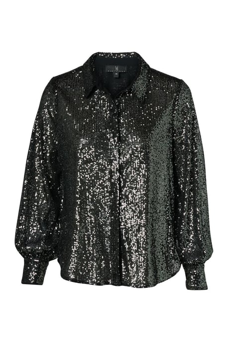 Cerise Blouse Donker Metallic - Image 3