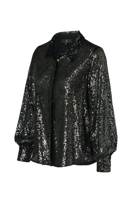 Cerise Blouse Donker Metallic - Image 4
