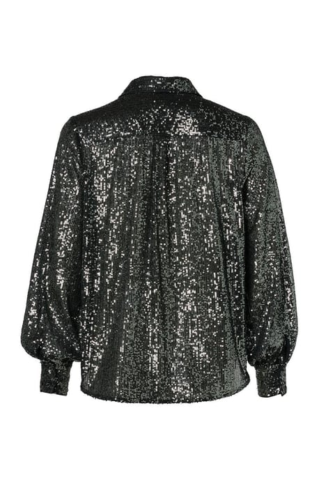Cerise Blouse Donker Metallic - Image 5