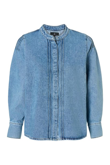 Nina Denim Blouse Denim Blauw - Image 3