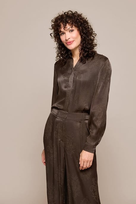 Bellize Blouse Donkerbruin - Image 2