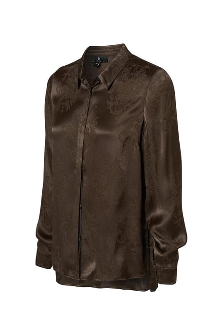 Bellize Blouse Donkerbruin - Image 4