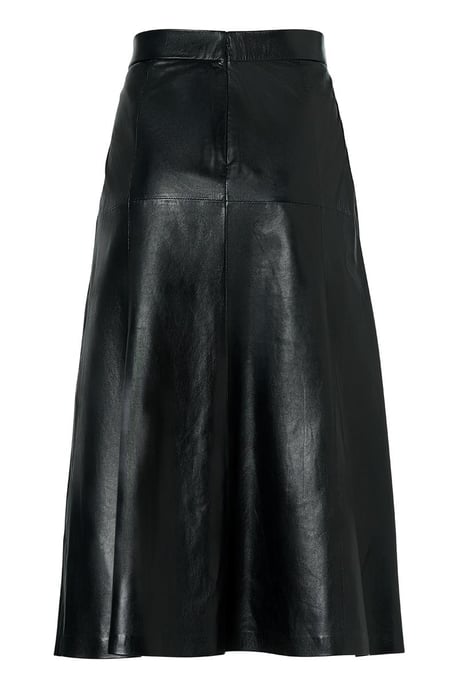 Delilah Leren Rok Zwart - Image 4