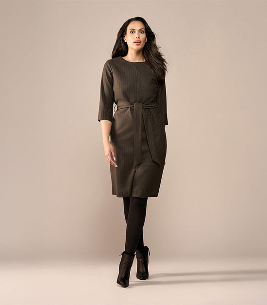 Ziana Lurex Jurk Bruin - Image 6