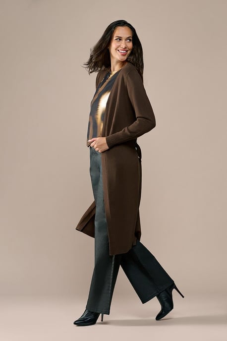 Celine Vest Donkerbruin - Image 2