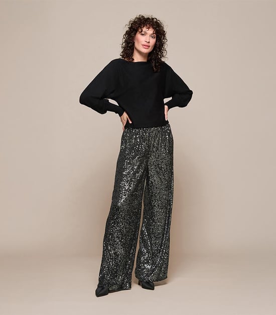 Mira Broek Donker Metallic - Image 6