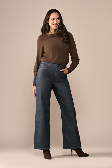 Lienna Coated Broek Brons - Image 1