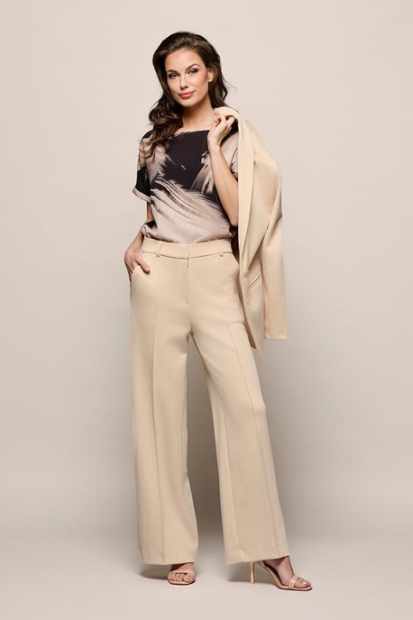 Celia Broek Creme - Image 1