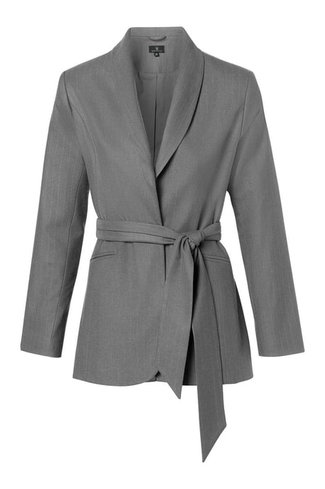 Zaylee Lurex Blazer Grijs - Image 2