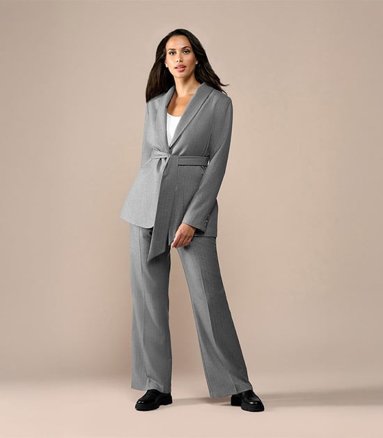 Zaylee Lurex Blazer Grijs - Image 6