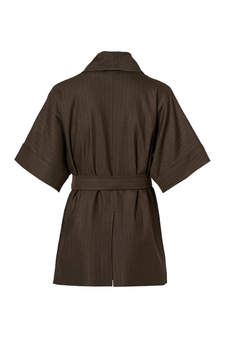 Roseline Lurex Blazer Bruin - Image 4