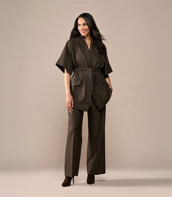 Roseline Lurex Blazer Bruin - Image 6