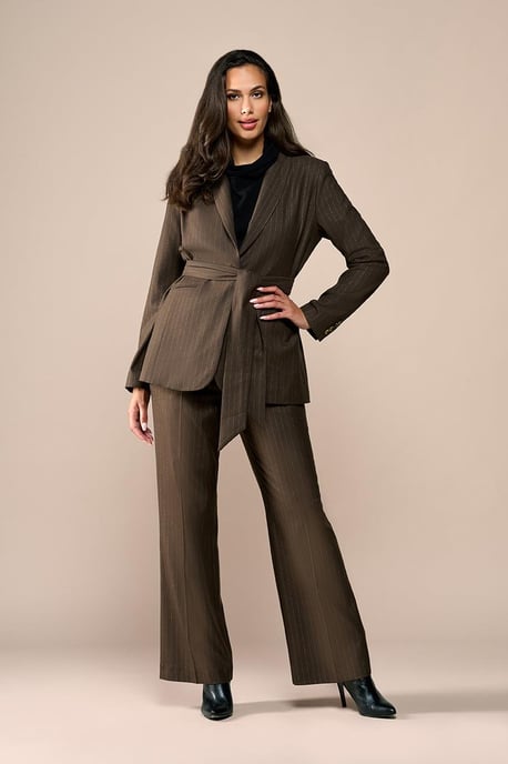 Zaylee Lurex Blazer Bruin - Image 1