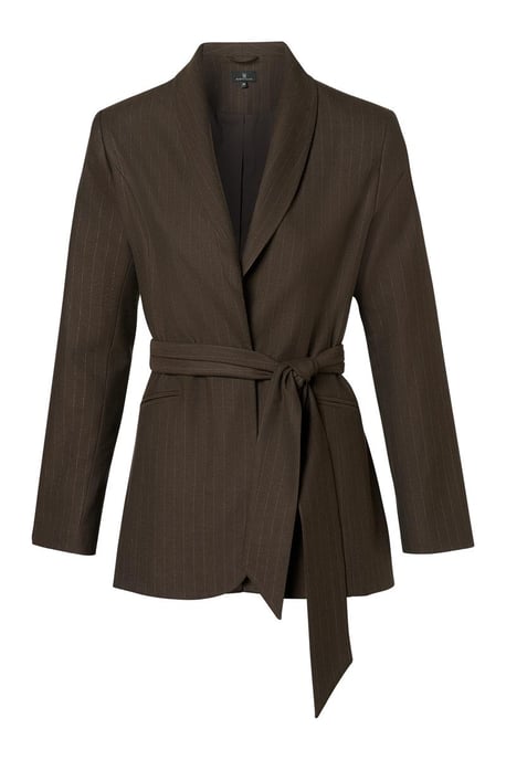 Zaylee Lurex Blazer Bruin - Image 2