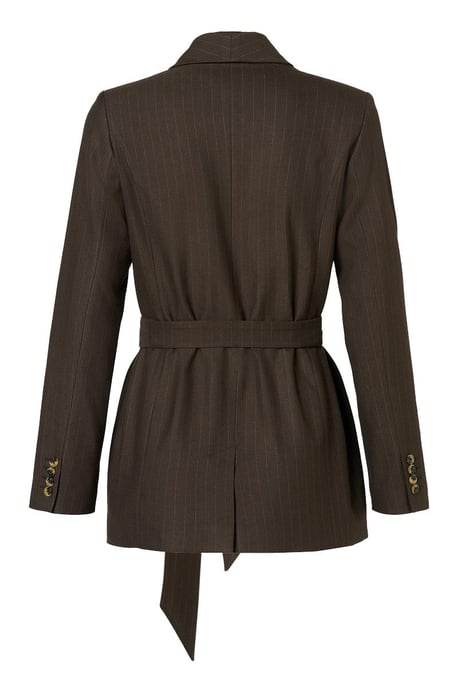 Zaylee Lurex Blazer Bruin - Image 4