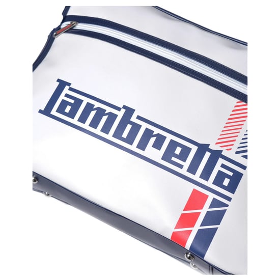Lambretta Racing Stripe Toilettas (Wit) - Image 4