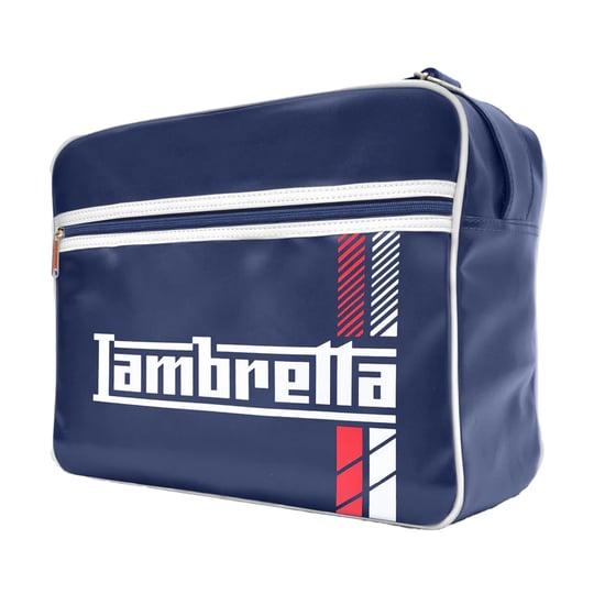 Lambretta Racing Stripe Toilettas (Marine) - Image 2