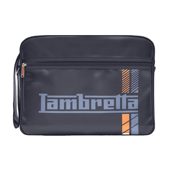 Lambretta Racing Stripe Toilettas (Zwart) - Image 1