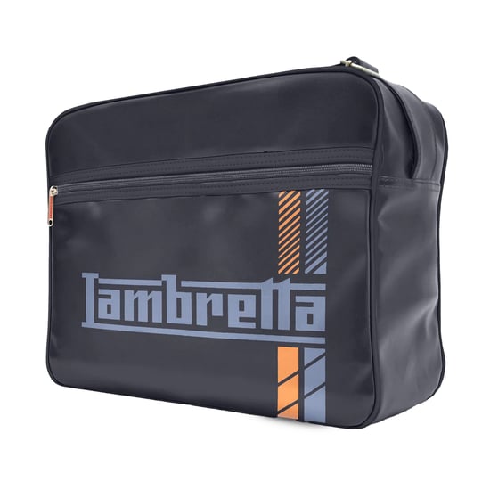 Lambretta Racing Stripe Toilettas (Zwart) - Image 2