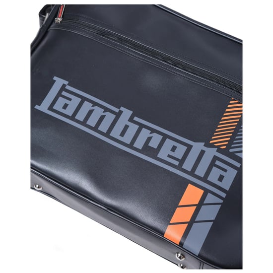 Lambretta Racing Stripe Toilettas (Zwart) - Image 3