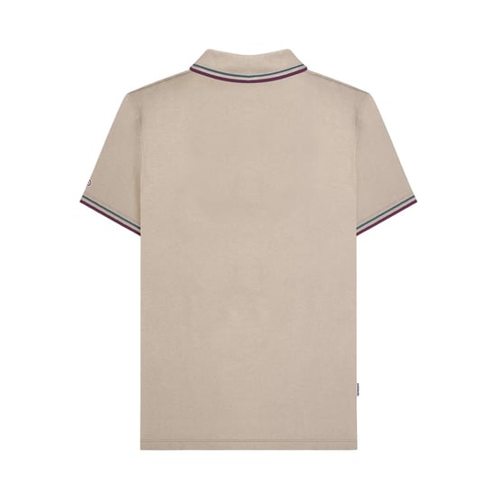 Lambretta Heren Twin Tip Poloshirt (Steen/Maan/Oceaan/Winterbloei) - Image 2