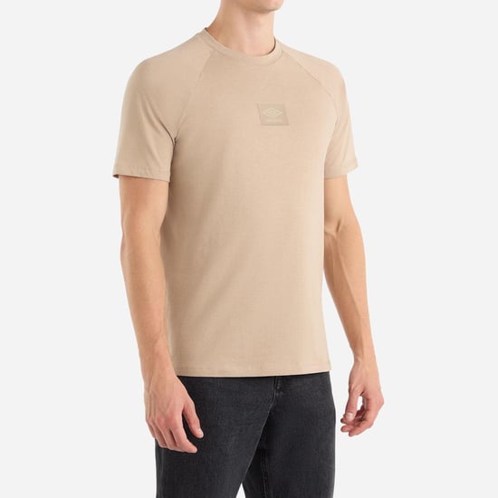 Umbro Heren Gelaagd Box Logo T-Shirt (Gewoon taupe) - Image 1