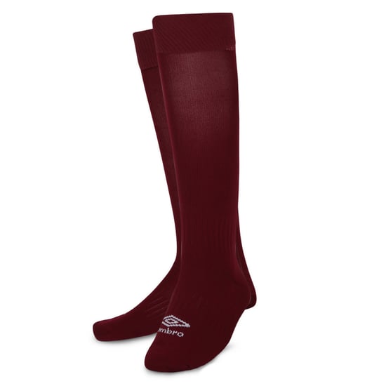 Umbro Primo voetbalsokken voor kinderen (Claret Rood/Wit) - Image 2