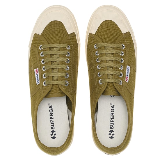 Superga Unisex 2390 Militaire Sportschoenen voor Volwassenen (Militair groen/off wit) - Image 3
