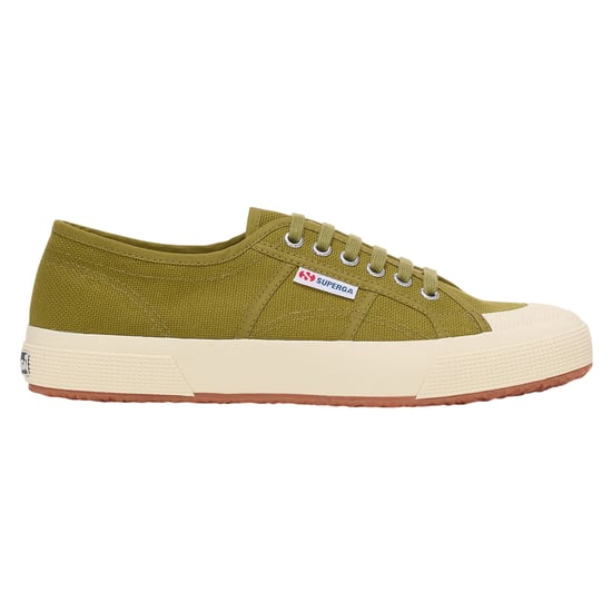 Superga Unisex 2390 Militaire Sportschoenen voor Volwassenen (Militair groen/off wit) - Image 4