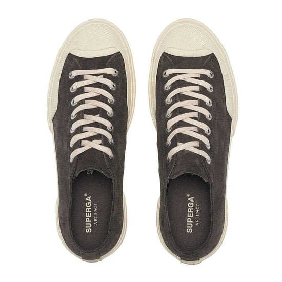Superga Dames/Dames Flesh Out Suede Work Trainers (Vulkanisch As/Off Wit) - Image 3