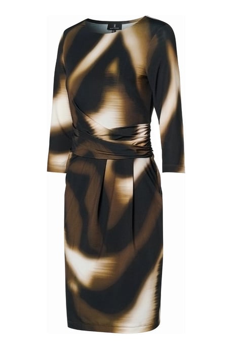 Eloise Print Jurk Olijf / Multi - Image 3